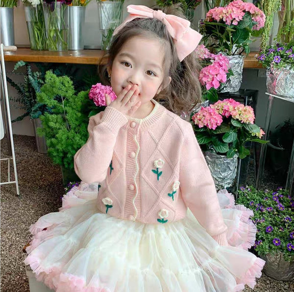 جاكيت زهري  صوف بورد خفيف