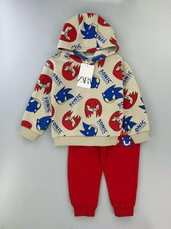 طقم سونيك احمر